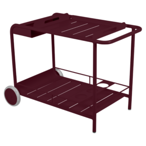 Fermob Luxembourg trolley-Black Cherry