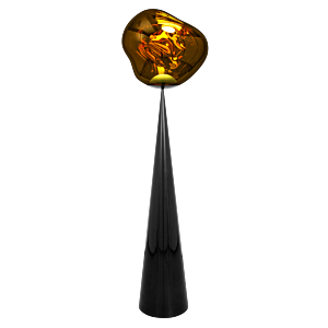 Tom Dixon Melt Cone Fat LED vloerlamp-Gold