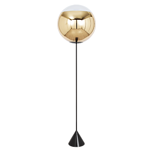 Tom Dixon Mirror Ball Cone Slim LED vloerlamp-Gold