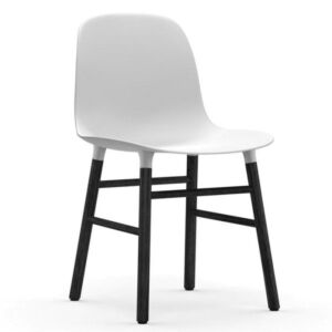 Normann Copenhagen Form Chair stoel zwart eiken-Wit