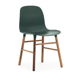 Normann Copenhagen Form Chair stoel noten-Groen