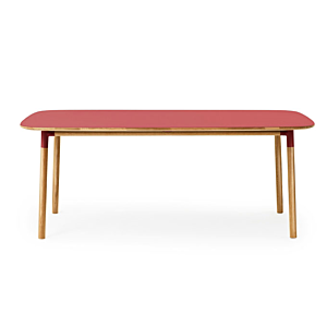 Normann Copenhagen Form tafel-200x95 cm-Rood