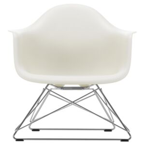 Vitra Eames LAR loungestoel met verchroomd onderstel-Pebble