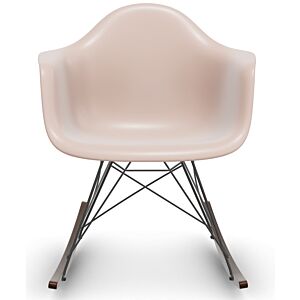 Vitra Eames RAR schommelstoel met zwart onderstel-Pale rose-Esdoorn donker