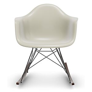 Vitra Eames RAR schommelstoel met zwart onderstel-Pebble-Esdoorn donker