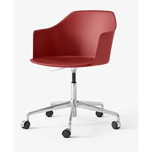 &amp;amp;Tradition Rely HW53-Vermilion Red-Polished aluminium