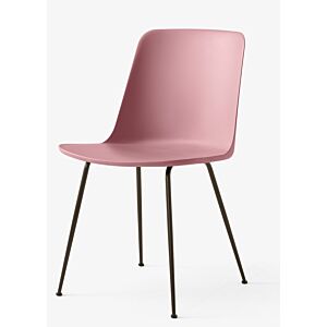 &amp;tradition Rely HW6 stoel zwart onderstel-Soft Pink