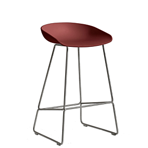 HAY About a Stool AAS38 barkruk RVS onderstel Brick Zithoogte 65 cm OUTLET