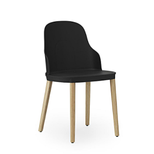 Normann Copenhagen Allez eiken onderstel stoel-Black