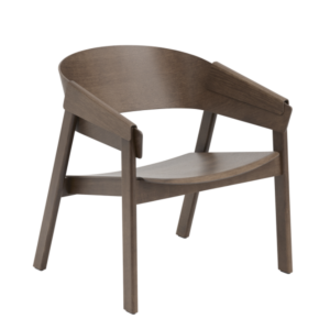 muuto Cover Lounge Chair-Stained Dark Brown