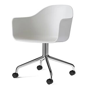 Audo Copenhagen Harbour stoel - aluminium onderstel-Light grey
