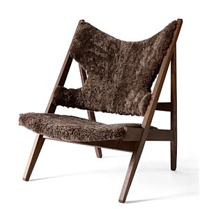 MENU Knitting Lounge fauteuil - Dark Stained Oak-Root