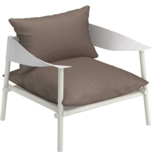 EMU Terramare lounge fauteuil-mat wit-Bruin