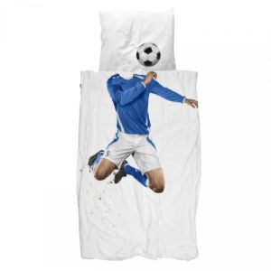 Snurk Soccer Champ blauw dekbedovertrek-140x200/220 cm