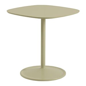 muuto Soft Café tafel-Beige Green / Beige Green-70x70x73 cm