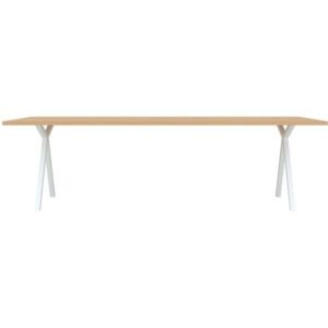 Studio HENK Slim X-Type tafel wit frame 3 cm