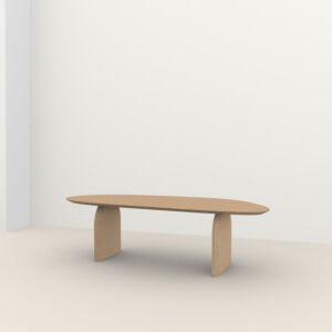 Studio HENK Amoeba tafel-200x100 cm-Naturel lak