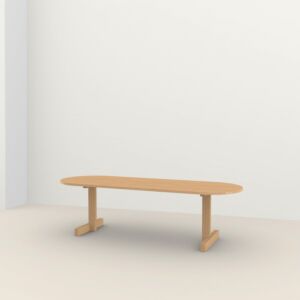 Studio HENK Base Flat Oval tafel 4 cm