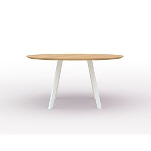 Studio HENK New Co Quadpod XL tafel wit frame 3 cm-Hardwax oil natural
