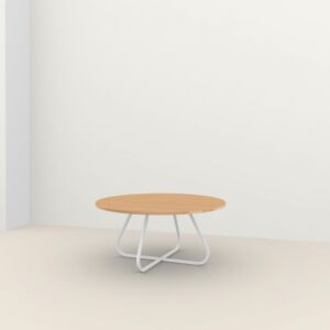 Studio HENK Curve Quadpod XL tafel wit frame 4 cm
