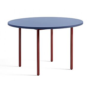 HAY Two-Colour Round tafel-Red - Blue-∅ 120 cm