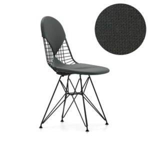 Vitra Eames Wire Chair DKR-2 stoel zwart gepoedercoat onderstel-Hopsak 05