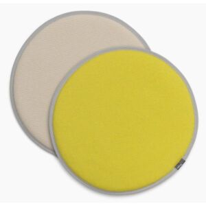 Vitra Seat Dots seatpad-Parchment/yellow