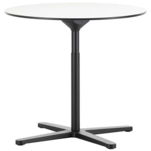 Vitra Super Fold Table rond 80 tafel-Wit / zwarte rand
