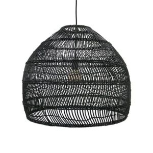 HKliving Wicker Ball hanglamp-Zwart-∅ 60 cm
