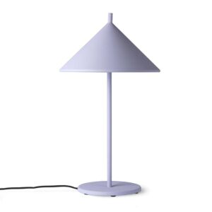 HKliving Triangle tafellamp-Lila-Medium