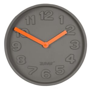 Zuiver Concrete Time wandklok-Oranje