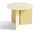 Hay Slit table ronde bijzettafel-Licht-geel