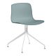 HAY About a Chair AAC10 wit onderstel stoel- Dusty Blue