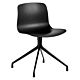 HAY About a Chair AAC10 zwart onderstel stoel- Black