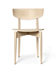 Ferm Living Herman Wood Dining Chair eetkamerstoel-White Oiled Beech