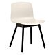 HAY About a Chair AAC12 zwart onderstel stoel-Melange Cream