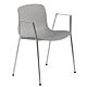 HAY About a Chair AAC18 chroom onderstel stoel- Concrete Grey