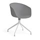 HAY About a Chair AAC20 wit onderstel stoel-Licht grijs