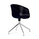 HAY About a Chair AAC20 chroom onderstel stoel-Zwart