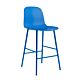 Normann Copenhagen Form Bar Chair barkruk stalen onderstel -Bright Blue -Zithoogte 65 cm
