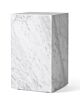 Audo Copenhagen Plinth Tall bijzettafel-White Carrara