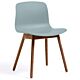 HAY About a Chair AAC12 Walnoot onderstel stoel-Dusty blue