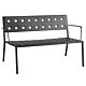 HAY Balcony Lounge bank met armleuning-Anthracite