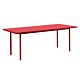 HAY Two-Colour tafel-Red - Red-200x90x74 cm