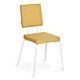 Puik Option Chair stoel-Geel-Vierkante zit, vierkante rug