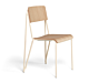 HAY Petit Standard stoel gepoedercoat onderstel-Pearl - Mat gelakt