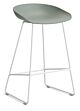 HAY About a Stool AAS38 barkruk wit onderstel-Zithoogte 65 cm-Fall Green