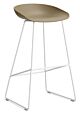 HAY About a Stool AAS38 barkruk wit onderstel-Zithoogte 75 cm-Clay