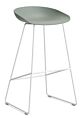 HAY About a Stool AAS38 barkruk wit onderstel-Zithoogte 75 cm-Fall Green