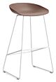 HAY About a Stool AAS38 barkruk wit onderstel-Zithoogte 75 cm-Soft Brick